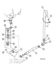 Pump Assy parts for Speed Queen Washer SWFX71WN3000 from AppliancePartsPros.com