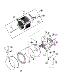 Pulley Assy parts for Speed Queen Washer SWFX71WN3050 from AppliancePartsPros.com