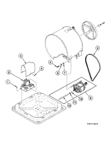 Motor Assy parts for Speed Queen Washer SWFX71WN5400 from AppliancePartsPros.com