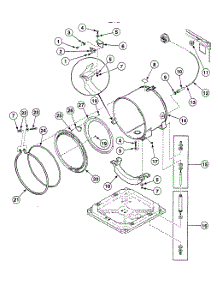 Tub Assy parts for Speed Queen Washer SWFX73QN from AppliancePartsPros.com