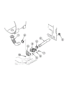 Drain Assy parts for Speed Queen Washer SWFX73WN from AppliancePartsPros.com