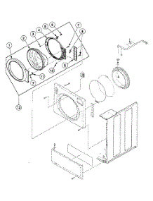Door Assy parts for Speed Queen Washer SWFY71QN from AppliancePartsPros.com