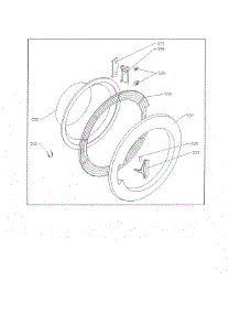 Door parts for Danby Washer SWM5500W from AppliancePartsPros.com