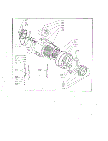 Drum parts for Danby Washer SWM5500W from AppliancePartsPros.com
