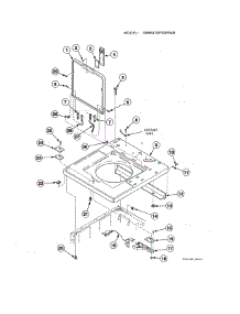 Lid / Lid Lock / Cabinet Top parts for Alliance Washer SWNSX1SP112TQ01 from AppliancePartsPros.com