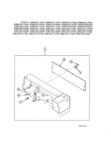 Control Hood Security Kit parts for Alliance Washer SWNSX2PP112TW01 from AppliancePartsPros.com