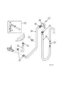 Drain Hoses / Siphon Break Kit parts for Alliance Washer SWNSX2PP112TW01 from AppliancePartsPros.com