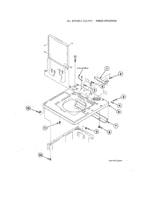 Cabinet Top parts for Alliance Washer SWNSX2SP112TQ01 from AppliancePartsPros.com