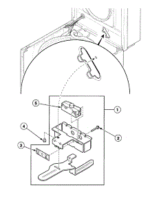 Lid Switch parts for Speed Queen Washer SWT020LA from AppliancePartsPros.com