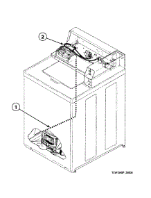 Harnesses parts for Speed Queen Washer SWT020LN from AppliancePartsPros.com