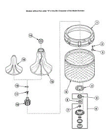 Hub Assy 2 parts for Speed Queen Washer SWT020QA from AppliancePartsPros.com