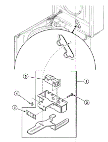 Lid Switch parts for Speed Queen Washer SWT021QA from AppliancePartsPros.com