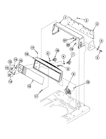 Control Panel parts for Speed Queen Washer SWT021QM from AppliancePartsPros.com