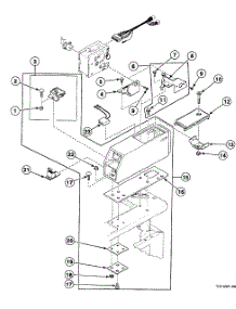 Meter Case parts for Speed Queen Washer SWT111WN from AppliancePartsPros.com