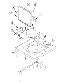 Lid Assy parts for Speed Queen Washer SWT120QN from AppliancePartsPros.com