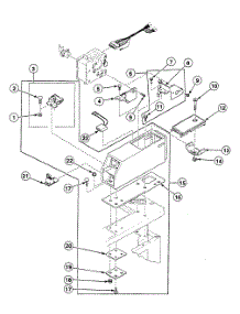 Meter Case parts for Speed Queen Washer SWT121LM from AppliancePartsPros.com