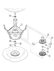 Brake Assy parts for Speed Queen Washer SWT121WN from AppliancePartsPros.com