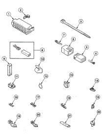Terminals parts for Speed Queen Washer SWT121WN from AppliancePartsPros.com