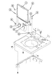Lid Assy parts for Speed Queen Washer SWT210QA1124 from AppliancePartsPros.com