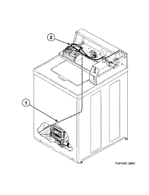 Harnesses parts for Speed Queen Washer SWT210WA from AppliancePartsPros.com