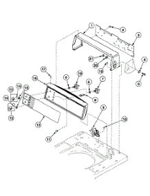 Control Panel parts for Speed Queen Washer SWT220WN1124 from AppliancePartsPros.com