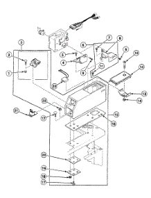 Meter Case parts for Speed Queen Washer SWT2A0QN from AppliancePartsPros.com