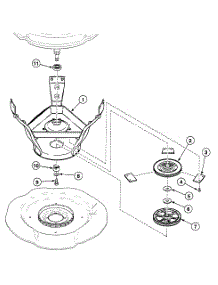 Brake Assy parts for Speed Queen Washer SWT2A0QN from AppliancePartsPros.com