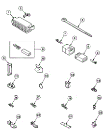Terminals parts for Speed Queen Washer SWT2A0QN1124 from AppliancePartsPros.com