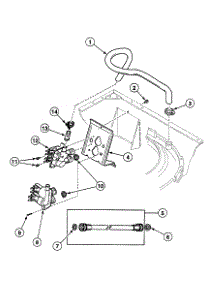 Valve Assy parts for Speed Queen Washer SWT2B0QN1124 from AppliancePartsPros.com