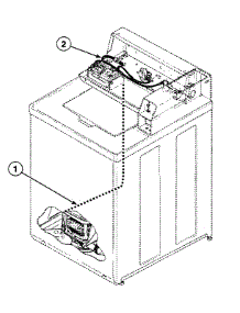 Harnesses parts for Speed Queen Washer SWT2B0QN1124 from AppliancePartsPros.com