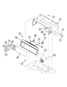 Control Panel parts for Speed Queen Washer SWT321LA from AppliancePartsPros.com