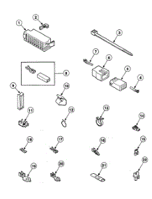 Terminals parts for Speed Queen Washer SWT321WA from AppliancePartsPros.com