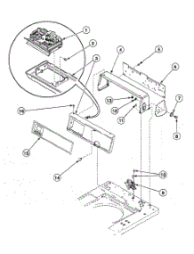 Control Panel parts for Speed Queen Washer SWT421WA from AppliancePartsPros.com