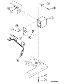 Timer Case parts for Speed Queen Washer SWT620LC from AppliancePartsPros.com