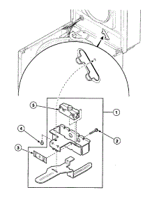 Lid Switch parts for Speed Queen Washer SWT621LD from AppliancePartsPros.com