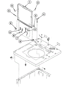 Lid Assy parts for Speed Queen Washer SWT621LD1121 from AppliancePartsPros.com