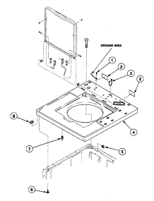 Cabinet Top parts for Speed Queen Washer SWT621QD from AppliancePartsPros.com