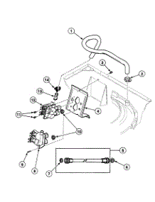 Valve Assy parts for Speed Queen Washer SWT621QD from AppliancePartsPros.com