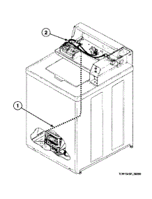 Harnesses parts for Speed Queen Washer SWT621QD from AppliancePartsPros.com