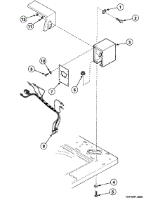 Timer Case parts for Speed Queen Washer SWT621QM from AppliancePartsPros.com