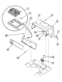 Control Panel parts for Speed Queen Washer SWT621QM from AppliancePartsPros.com
