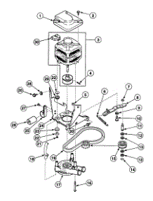 Motor Assy parts for Speed Queen Washer SWT621WM1121 from AppliancePartsPros.com