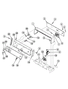 Control Panel parts for Speed Queen Washer SWT820LN from AppliancePartsPros.com
