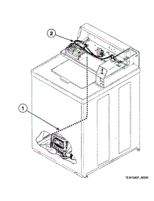 Harnesses parts for Speed Queen Washer SWT820LN from AppliancePartsPros.com