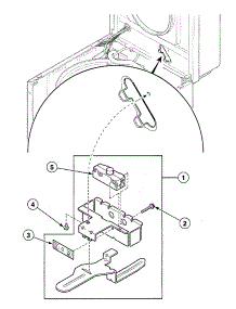 Lid Switch parts for Speed Queen Washer SWT820QN from AppliancePartsPros.com