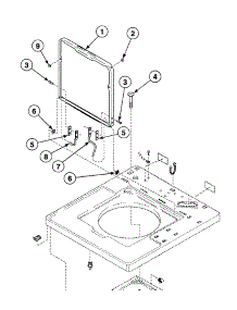 Lid Assy parts for Speed Queen Washer SWT820WN from AppliancePartsPros.com