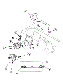 Valve Assy parts for Speed Queen Washer SWT820WN from AppliancePartsPros.com