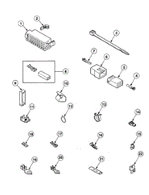 Terminals 2 parts for Speed Queen Washer SWT820WN from AppliancePartsPros.com