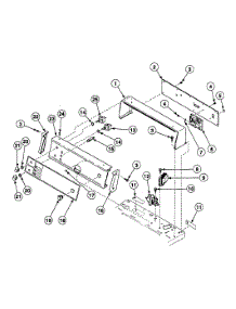 Control Panel parts for Speed Queen Washer SWT821QN from AppliancePartsPros.com