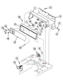 Control Panel parts for Speed Queen Washer SWT911LN from AppliancePartsPros.com